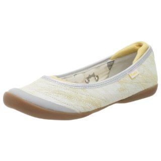 Keds Womens Greta Ballet Flat,White Scratch Leather,8.5 M: Shoes
