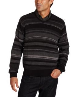 Van Heusen Mens Striped V Neck Sweater Clothing