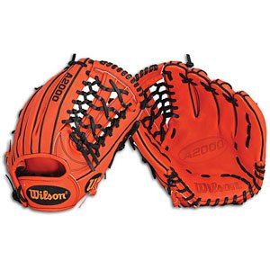 Wilson A2000 BW38 Fielders Glove   Mens ( Orange : 11.75