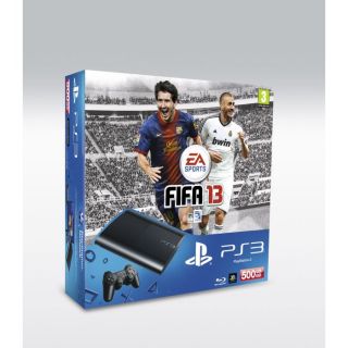 PACK PS3 SLIM NOIRE 500 GO + FIFA 13   Achat / Vente PLAYSTATION 3