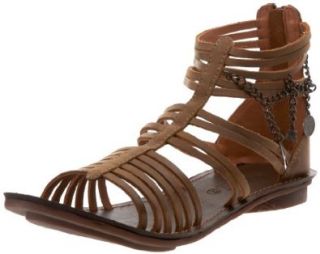 Bejeweled Gladiator Sandal,Light Brown,36 EU (US Womens 6 M) Shoes
