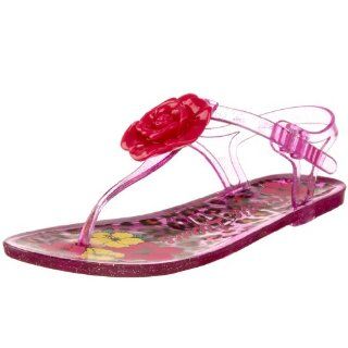 Licence Womens Jelly Jangle Thong Sandal,Pink,6.5 M US(37 EU): Shoes