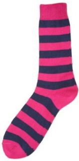 Fuschia / Ink Striped Socks by KJ Beckett Clothing
