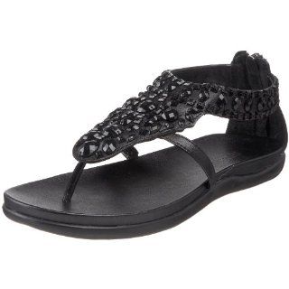 Cole REACTION Womens Modern Glam Thong Sandal,Black,8 M US: Shoes