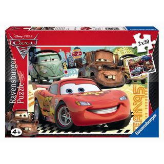 Ravensburger   Cars   Contient 2 puzzles de 20 pièces avec les