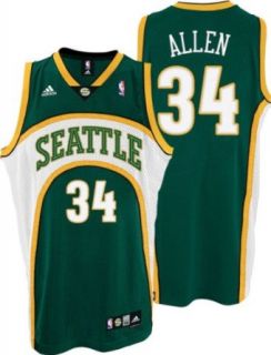 Ray Allen Seattle Sonics Green Swingman Adidas NBA Jersey