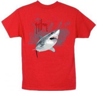 Guy Harvey Pirates Ship & Shark T−Shirt Clothing