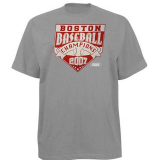 Boston Baseball 2007 Champions Grey T shirt