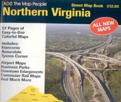 ADC the Map People 2007 Northern Virginia Street Map Book