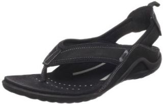 ECCO Womens Vibration II Thong Sandal,Black,41 EU/10 10.5 M US Shoes