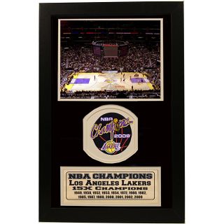 LA Lakers 2009 NBA Champions 12x18 inch Sports Print/ Patch