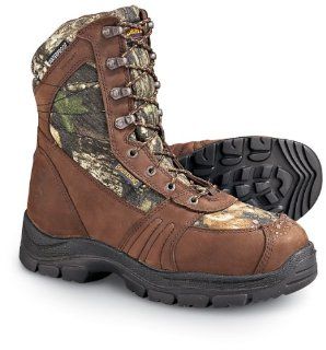 Insulated / Waterproof Steel Toe Boots, MOSSY OAK, 11.5EE Shoes