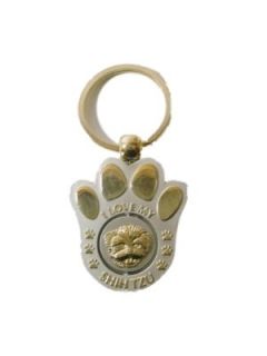 Shih Tzu Key Ring Paw Print Made in the USA   It Spins