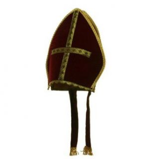 Bishop Hat   Burgundy W36S14C Clothing