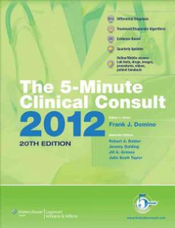 The 5 minute Clinical Consult 2012 (Hardcover)