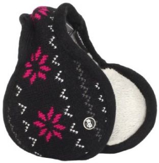 180s Womens Frost Ear Warmer, Black, One Size Clothing