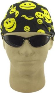Smiley Face Bandana Skull Caps Clothing
