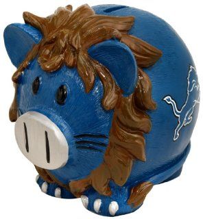 Detroit Lions Large Thematic Piggy Bank