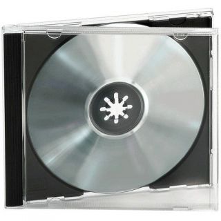 CD/DVD/BLU RAY 25 boîtiers CD1 cristal 10 mm