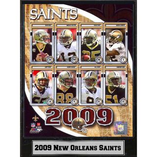 2009 New Orleans Saints 9x12 Plaque