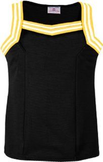 Poise Cheerleaders Uniform Shells 46 BLACK/GOLD/WHITE WOMENS S Shoes