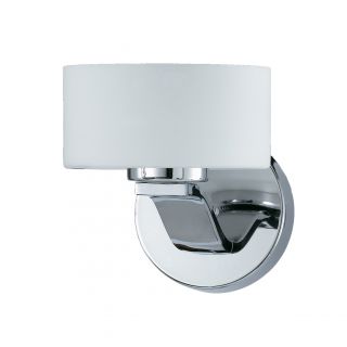 Solstice 1 light Chrome and White Opal Glass Wall Sconce Today $63.99