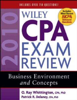 Wiley Cpa Exam Review 2010, Business Environment and Concepts