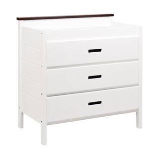 Baby Mod Modena White/ Espresso 3 drawer Changer Table