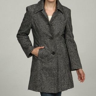Trendz Womens Tweed Coat
