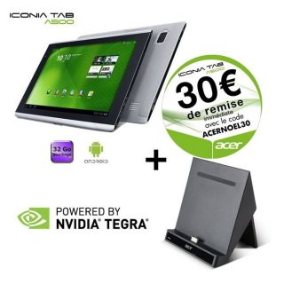 Acer Iconia Tab A500 32Go + Station daccueil   Achat / Vente