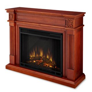 Real Flame Elise Dark Mahogany Electric Fireplace