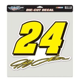 Jeff Gordon NASCAR Official 12x12 Die Cut Car Decal