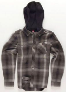 Quiksilver Toddler Boys Fog Flannel Shirt 2T 4T (2T, Gray