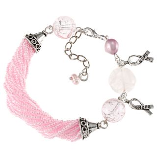 Pink Breast Cancer Awareness Bracelet (Guatemala) Today $19.99