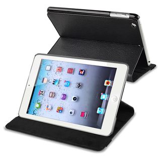 BasAcc Black Leather Case for Apple iPad Mini