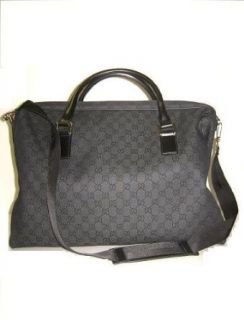 Gucci Handbags 196356 Unisex Black Travel   Overnight Bags