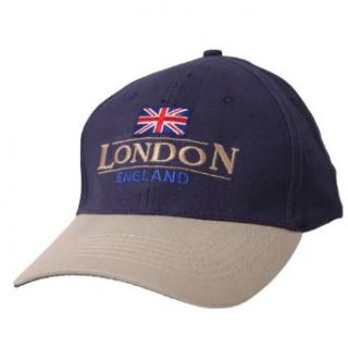 London England GB Union Jack Embroidered Baseball Cap (One