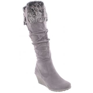 Liliana by Beston Womens Treviso Fur Cuffed Knee high Boots Today
