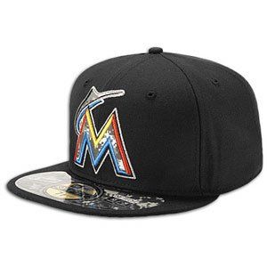 MLB Miami Marlins Stars And Stripes 5950, Black, 7 Sports