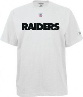 Oakland Raiders Official White Sideline T Shirt   X Large