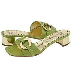 Juicy Couture India Pear Green Patent Sandals   Si