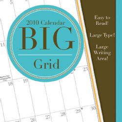 Big Grid Simple Stripes 2010 Calendar