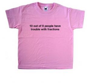 10 Out Of 8 People Have Trouble With Fractions Funny Pink