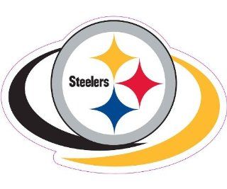 Pittsburgh Steelers Car Magnet Decal (12  inch) Sports