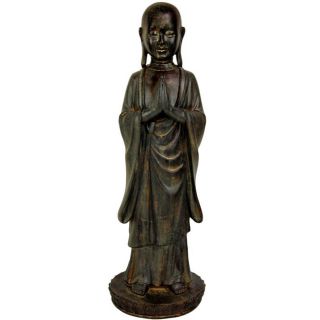 Standing 22 inch Japanese Zen Monk Statue (China)