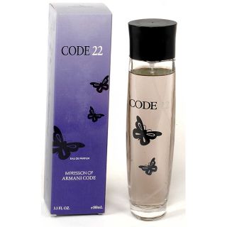Preferred Fragrance Code 22 Womens 3.3 ounce Eau De Parfum Spray