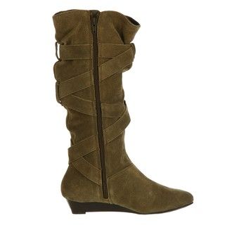 White Mountain Womens Bully Loden Knee high Boots FINAL SALE