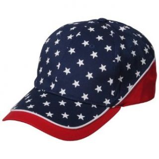 Flag Cap   Red Navy Star W31S56C Clothing