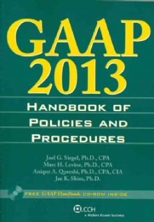 GAAP 2013 Handbook of Policies and Procedures (Paperback)