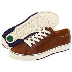 PF Flyers Mens Albin Brown/ Wrinkled Leather Athletic Shoes